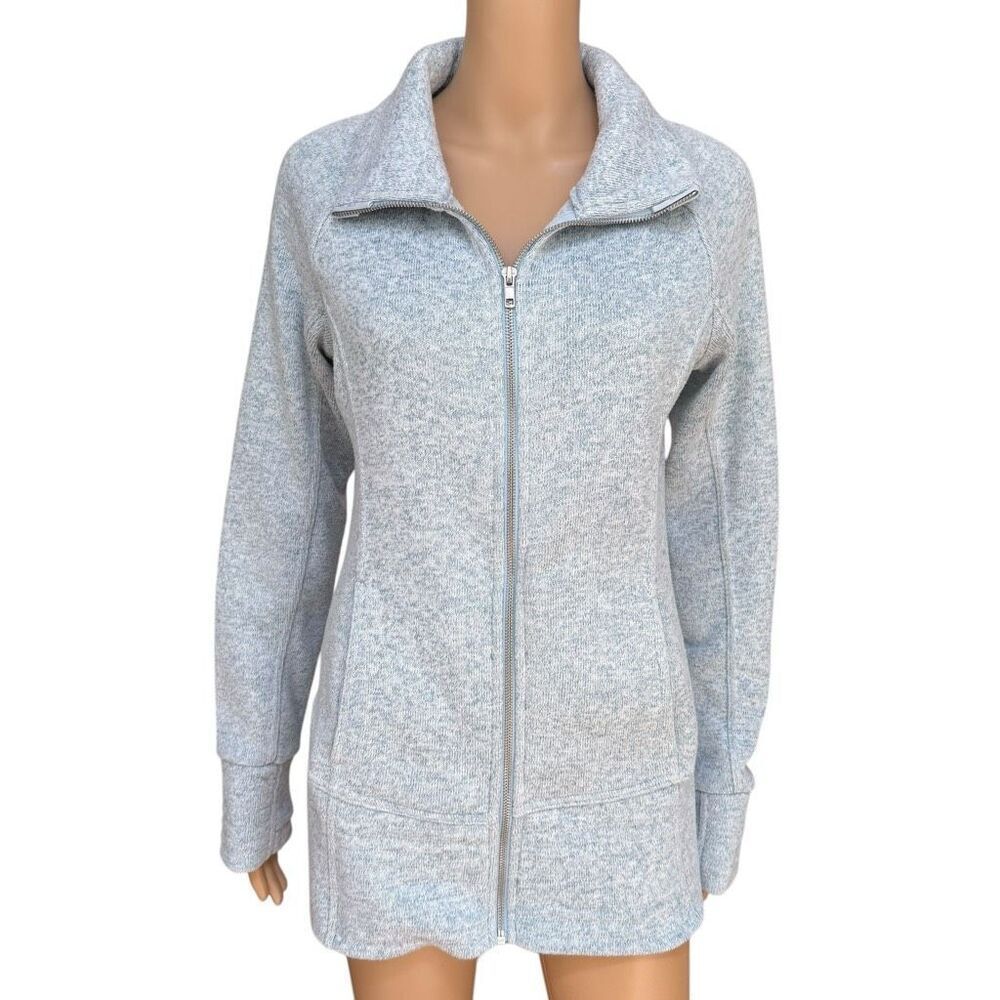 Thread & Supplyโice blue full zip jacket Sweatshirt Fleece size S